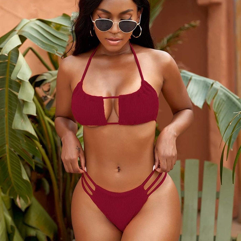 Maroon Bikini